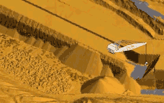 Automated Dragline Simulation